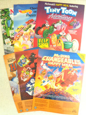 McDonald's Fun Times Set of 6 W/ Happy Meal Ads