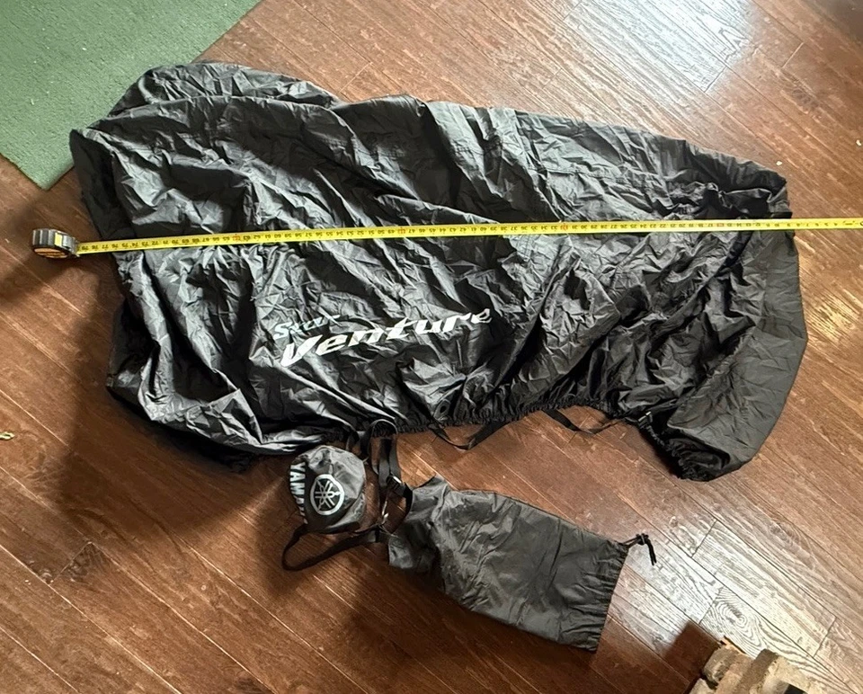 Cubierta de motocicleta Yamaha Star Venture negra con logotipo FD-2DF-F81A0-V0 OEM Dowco Fly Foto 4 de 4