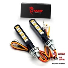 Motorcycle Turn Signal Lights - Flowing LED Indicator Blinkers Lamp