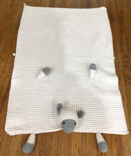 Crotchet Sheep Baby Blanket Handmade Security Blanket