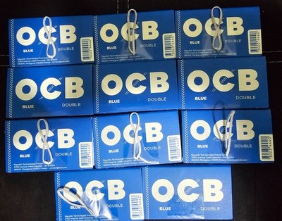 11 Stück OCB Blau 100er Cartonne  Blue Zigarettenpapier Papers