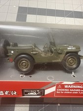 1:32 Scale New Ray City Cruiser Military Jeep Willys Pullback Toy NIB