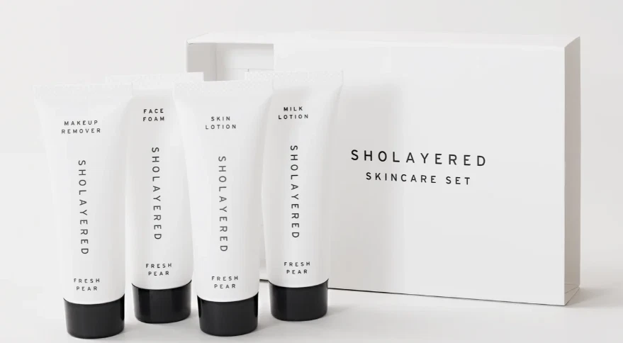 MADE IN JAPAN SHOLAYERED Fresh Pear Travel Collection Skincare Set NEW SHIP US