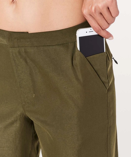 Lululemon City Trek Trouser Women Size 10 Pants Military Green - Picture 3 of 13