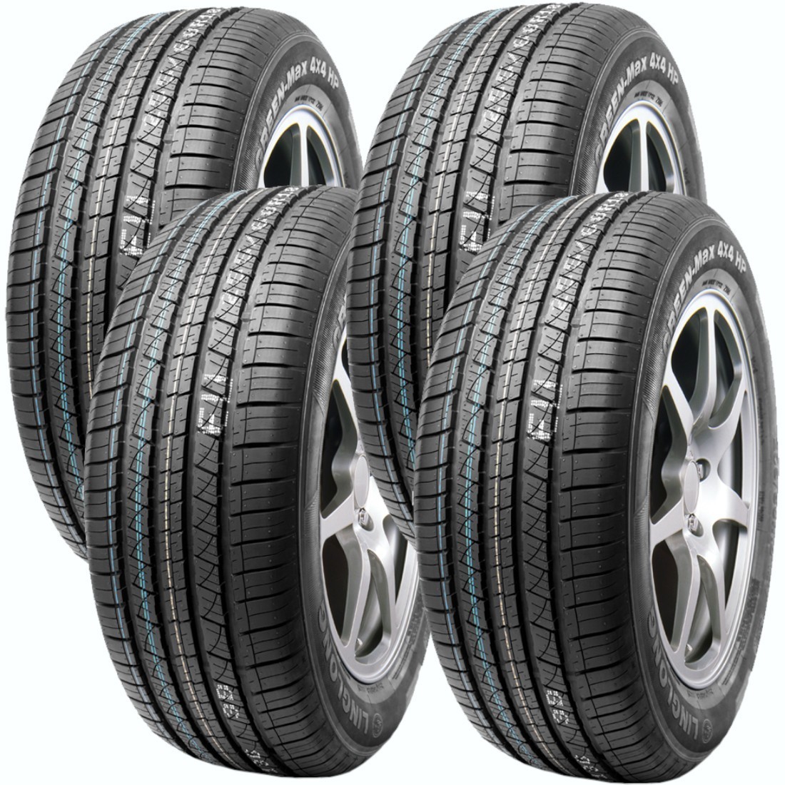 4 x LINGLONG 225/55R18 98V GMAX 4X4 HP Tyres 2255518 Car CUV SUV's Fitment