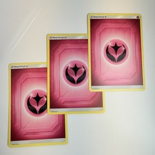 3x Pokemon Fairy Energy 2019 Sun & Moon Card Lot x3 - Regular Finish