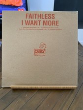 Faithless I Want More 12" Vinyl Record Double Single Cheeky Records