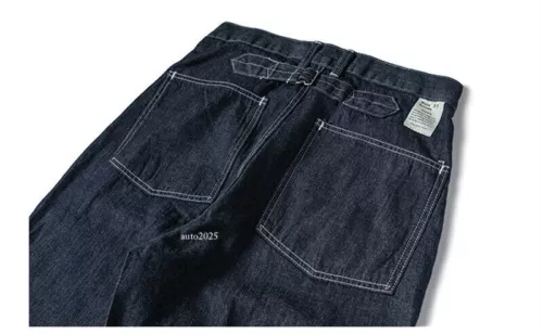 Bronson 1930s Dungarees Civilian Conservation Corps Work Pants 10oz Denim Jeans - Picture 21 of 36