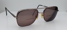 Vintage BerDel Phillip Gunmetal Pilot Metal Sunglasses Italy FRAMES ONLY