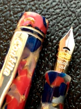 OVERSIZED VINTAGE CONKLIN PATRIOT FOUNTAIN PEN M NIB CUWIGS GRADE "A" CONDITION