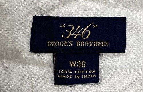 Brooks Brothers 346 Flat Front Chino Shorts Mens Size 36 Golf Outdoors - Picture 2 of 7