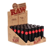 RAW Phoenix Smoker Lighter - Adjustable Wind Screen Pack of 30