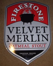 FIRESTONE WALKER velvet merlin METAL TACKER SIGN craft beer brewing brewery A