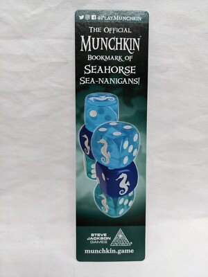 Munchkin The Official Bookmark Of Seahorse Sea-Nanigans! Promo