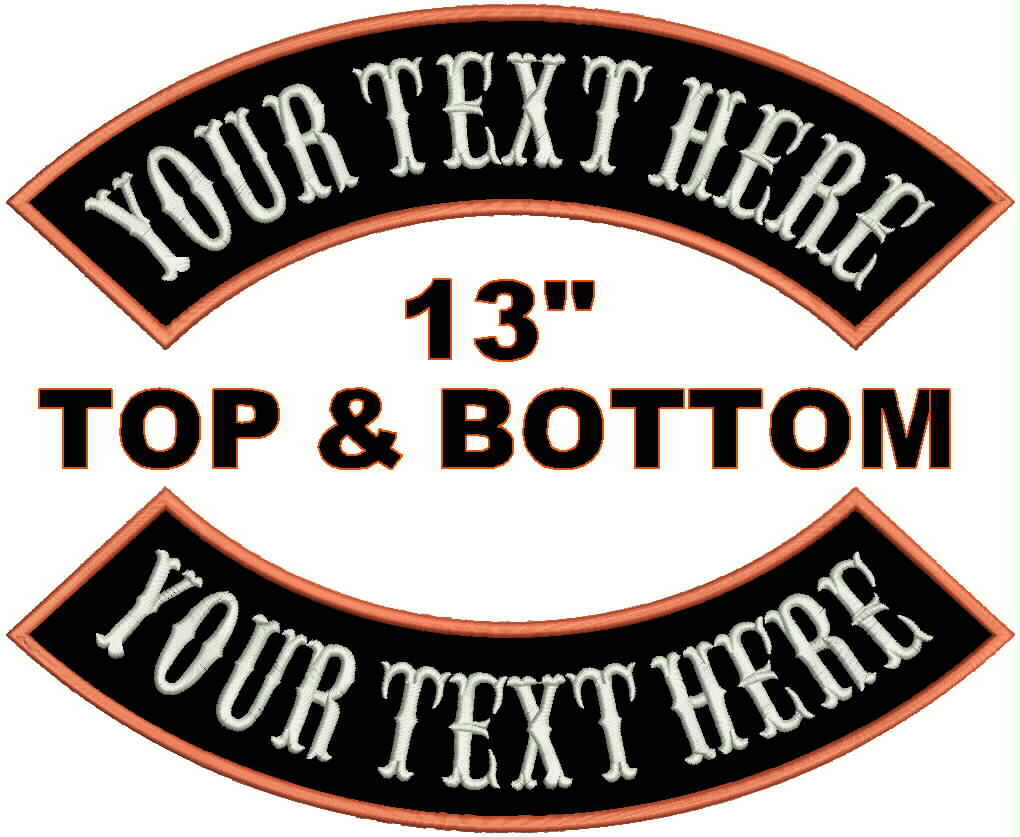 11 Inch Custom Rocker Patches Custom Rocker Patch 