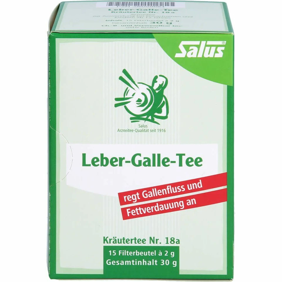 SALUS PHARMA GMBH LEBER GALLE-Tee Kräutertee Nr.18a Salus Filterbtl. 15 St PZN06059684