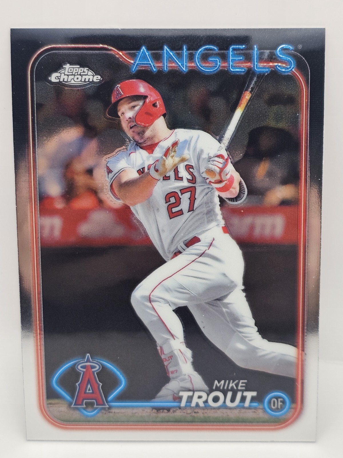 MIKE TROUT 2024 Topps Chrome Baseball REFRACTOR #200 Los Angeles Angels