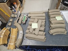 Thomas Friends Trackmaster Train 140 pc Tan Beige Misc. Track LOT Hit Toy Set