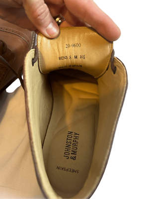 Johnston & Murphy Garner Cap-Toe Boots Size US 8 M Tan  display picture 3