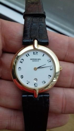 Raymond Weil 5350 Vintage Collection Swiss Watch NOS 18 K Gold Electrolytic  Uhr | eBay