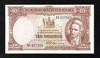 NEW ZEALAND 10 /- shillings 1940 1960 Fleming Captain  COOK P 158d Bank Note