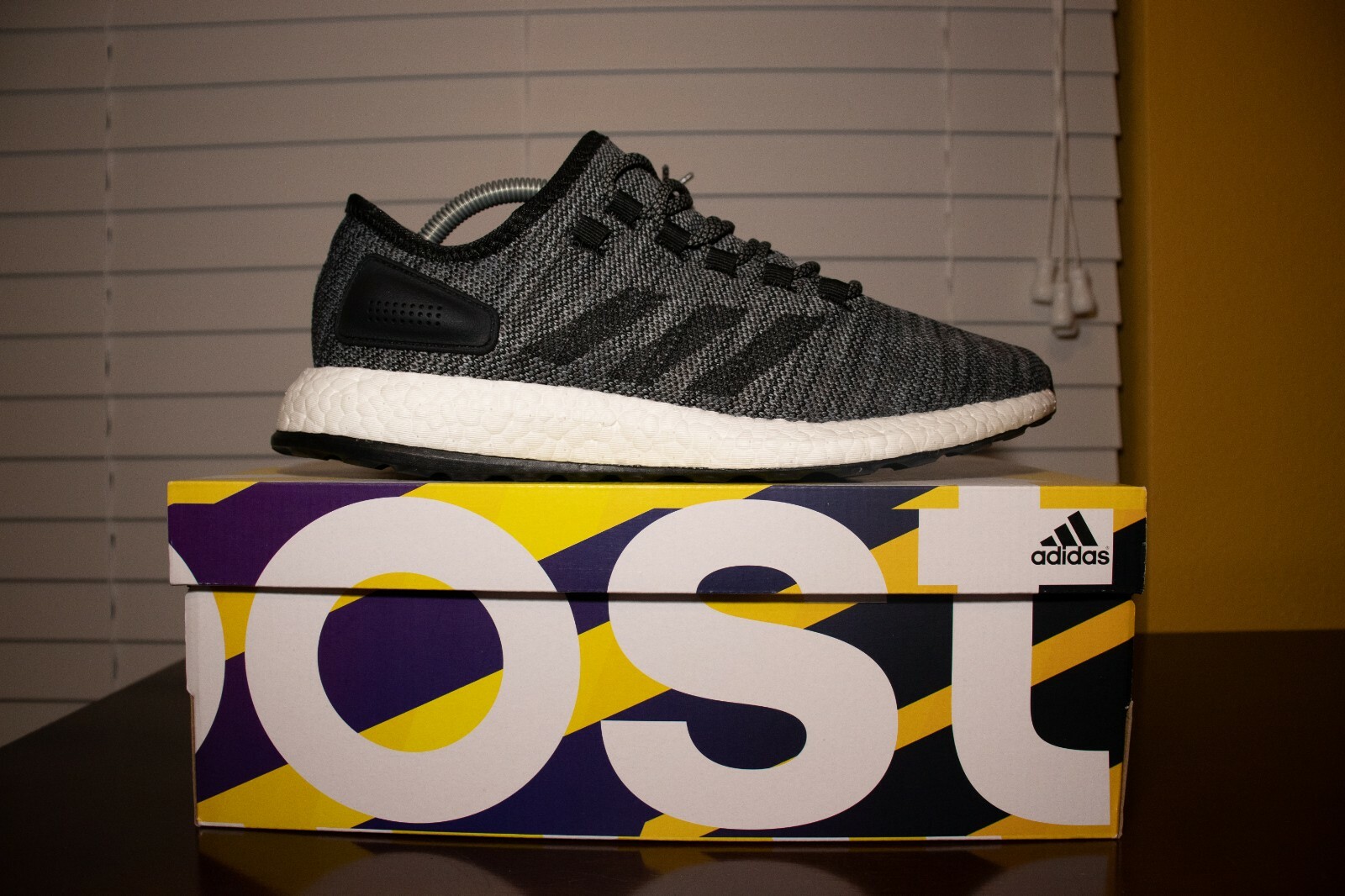 adidas pure boost all black