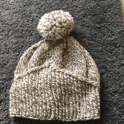 small bobble hat
