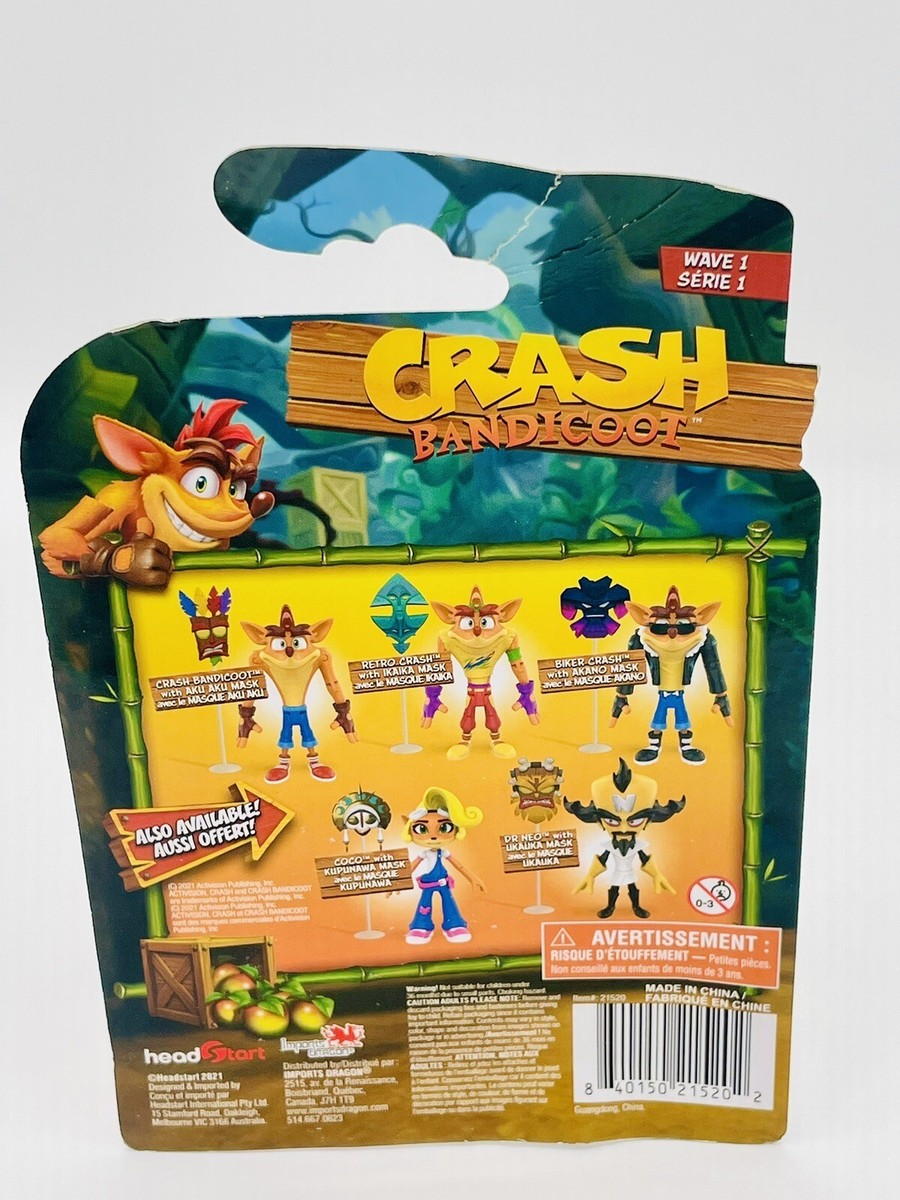 Crash Bandicoot Biker 5” Action Figure Wave 1 Head Start