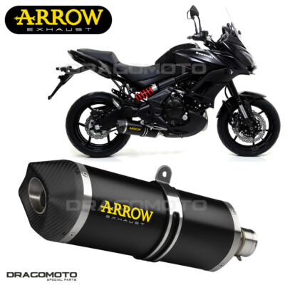 Schalldämpfer Kawasaki ER-6F / ER-6N 2012 2013 ARROW ALU schwarz CC RACE-TECH