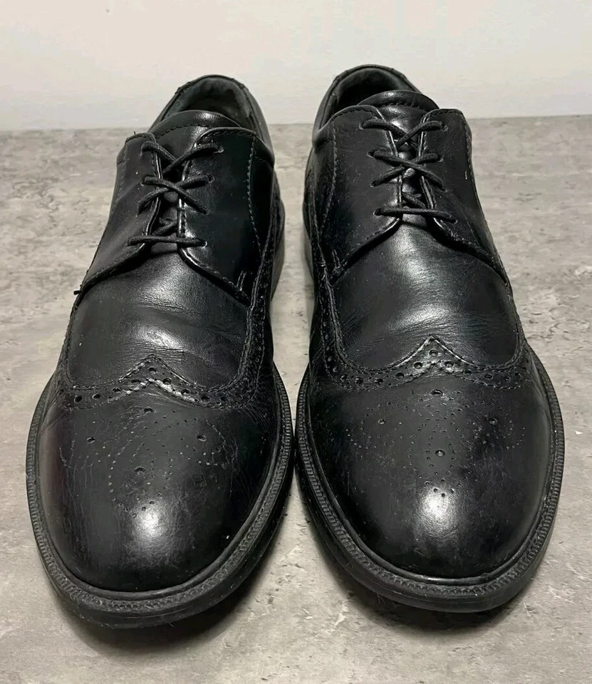 Mens shoes size 11 M&S airflex leather brogue - Image 2 of 4