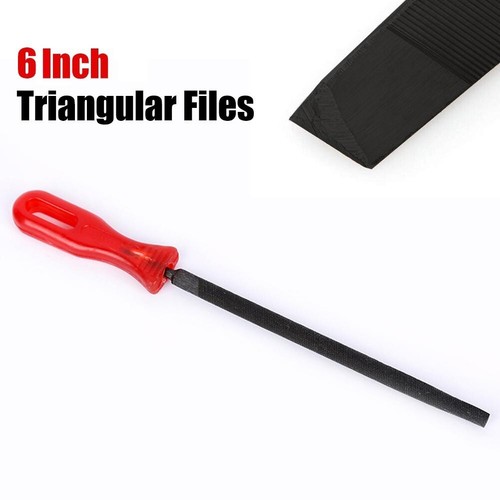 6Inch Triangular File for Saw Teeth Sharpening Woodworking and Grinding - Picture 16 of 19
