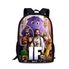 IF Cartoon Backpack Cute for Boys Girls School Travel 17 Inch