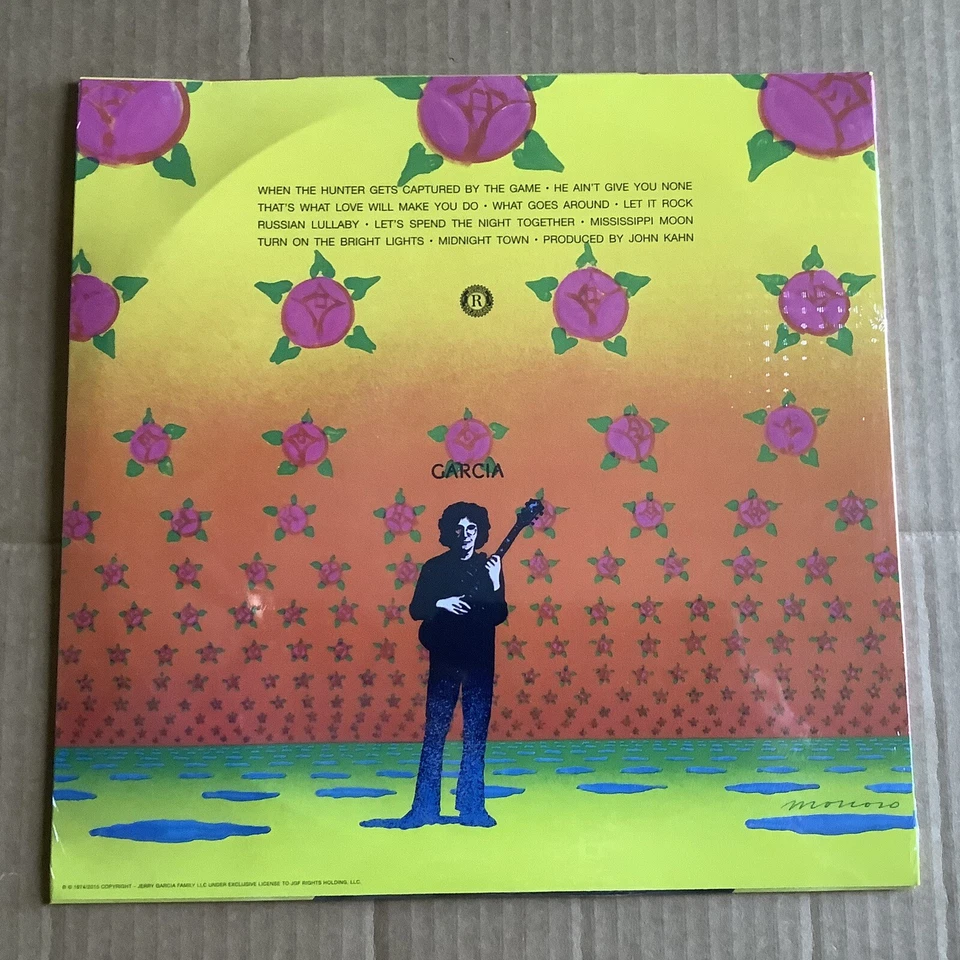 Jerry Garcia-(COMPLEMENTS)Exclusive Opaque Pink Colored Vinyl LP-EMBOSSED COVER - Image 2 of 2