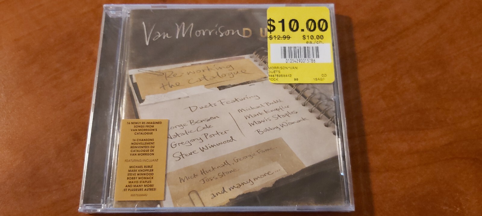 new! SEALED 2015 CD VAN MORRISON DUETS RE-WORKING THE CATALOGUE HYPE 16 SONGS