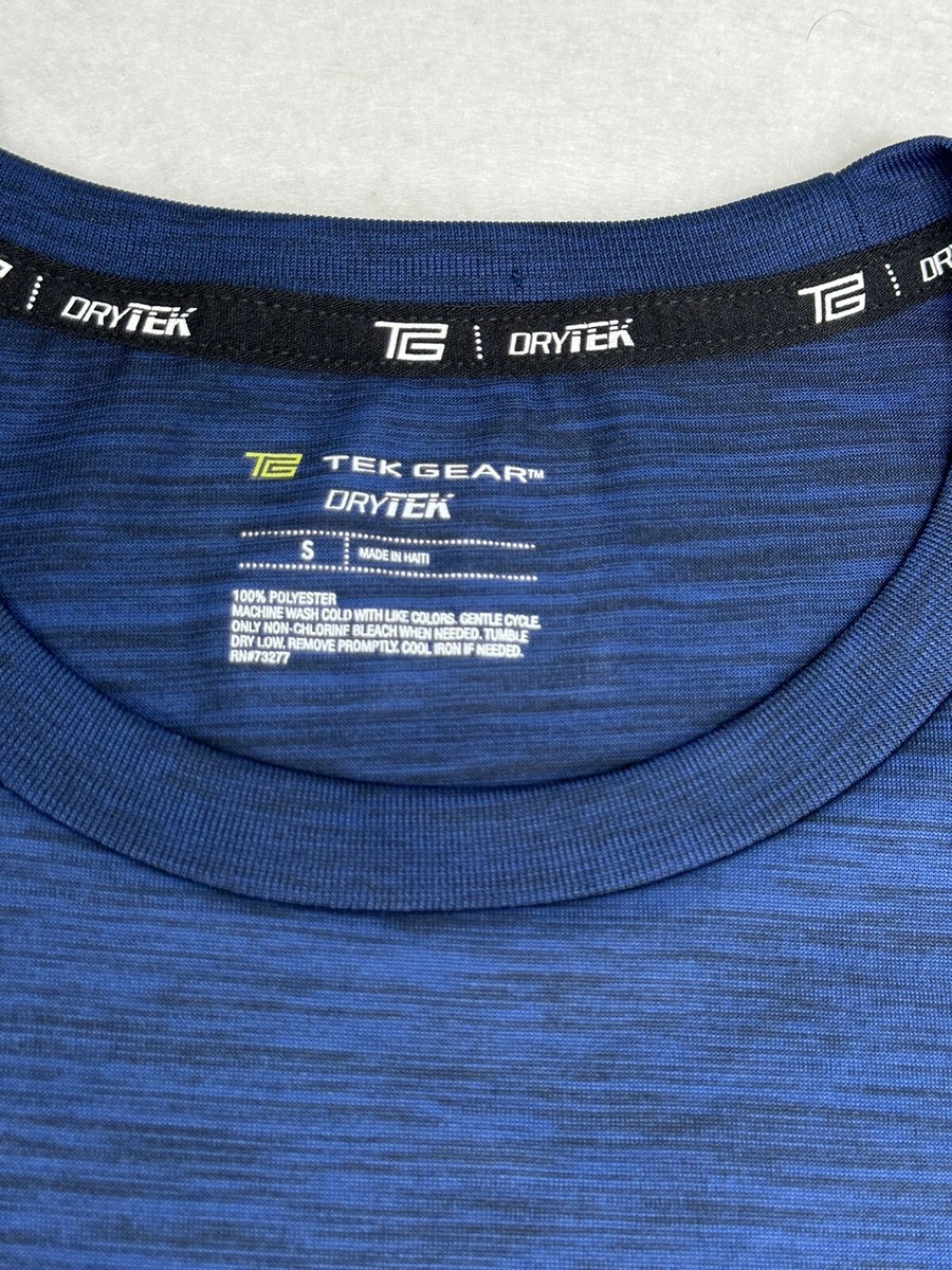 [teket] / ☆ 25SS Drying Stripe Tee / Blue Tek Gear Dry Tek Men's T-shirt Blue Striped SS Round Neck