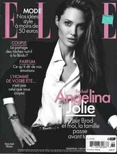 ANGELINA JOLIE ELLE MAGAZINE FRANCE 5/16/2014 💲