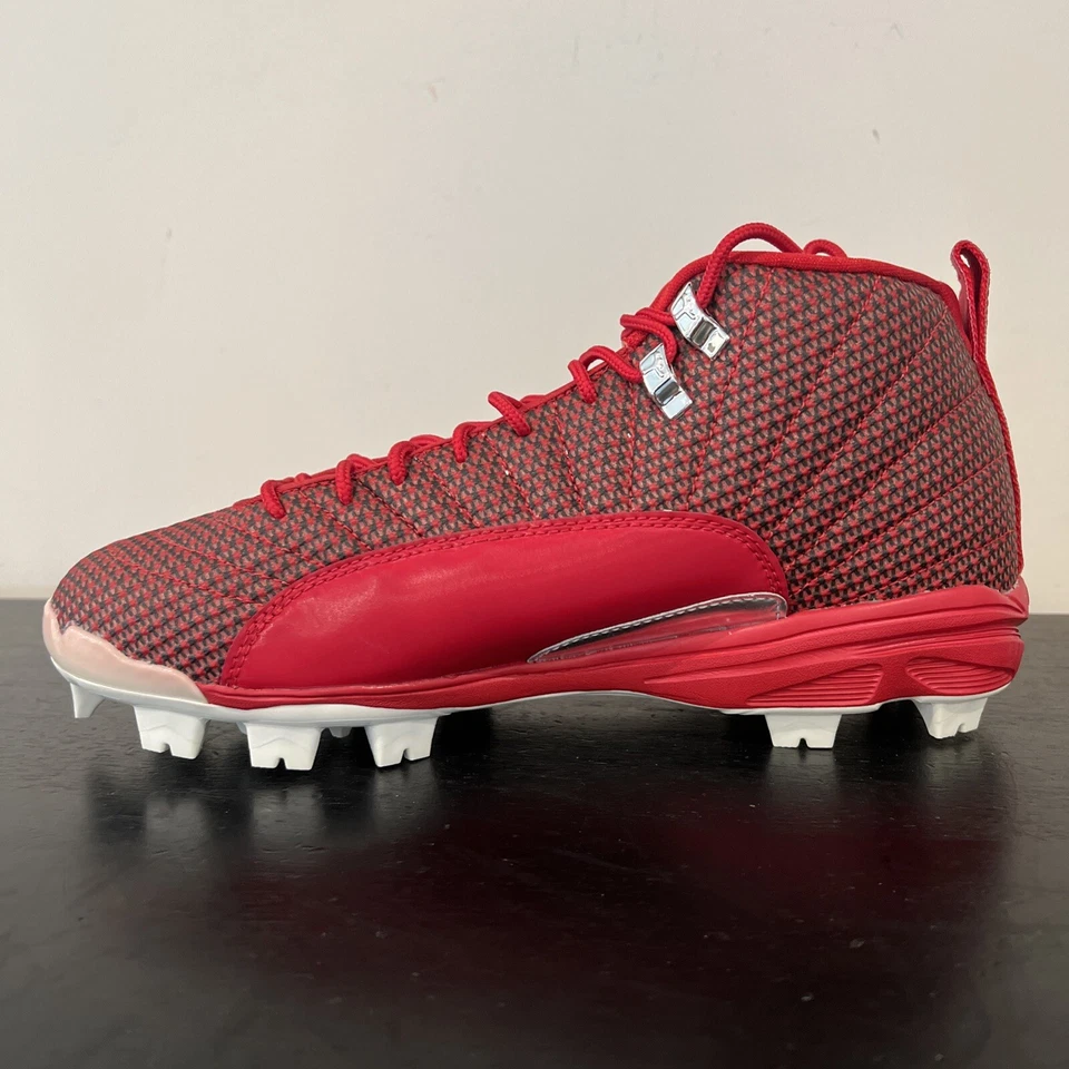 Мужские бейсбольные бутсы размер 10,5 Nike Air Jordan 12 XII ретро MCS красные 854566-600 - Изображение 2 из 4