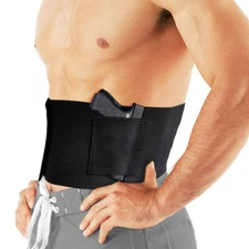 Belly Band Holster Tactical Concealed Carry Waist Belt Handguns w/Magazine Pouch
