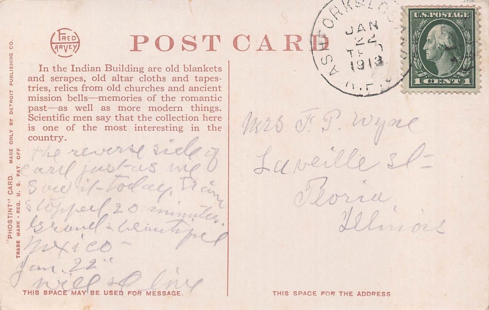 Albuquerque NM Native AmericanInterior Di Indiano Building Fred