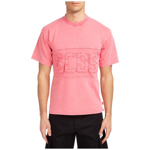 T-shirt GCDS track CC94M021302-45 verde | FRMODA.com