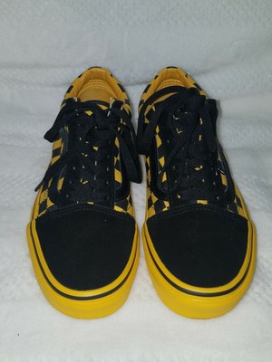 yellow black vans old skool