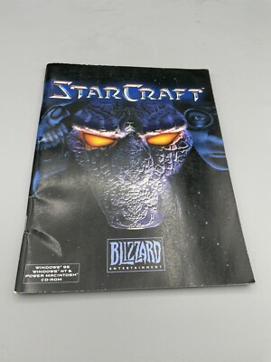 Star Craft PC Game Manual 96 Pages - FREE Shipping USA