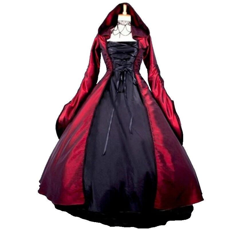Cotton Blend Medieval & Gothic Costumes for Women