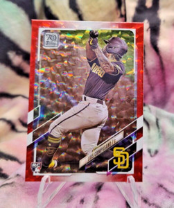 Luis Campusano - #011/199 - RED FOIL - ROOKIE RC - 2021 Topps Series Two - 381