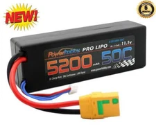 Powerhobby 3S 11.1V 5200mAh 50C Lipo Battery w XT90 Plug 3-Cell Hard Case