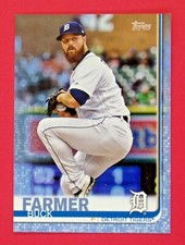2019 Topps Buck Farmer 39/50 Father's Day Blue #496 Detroit Tigers
