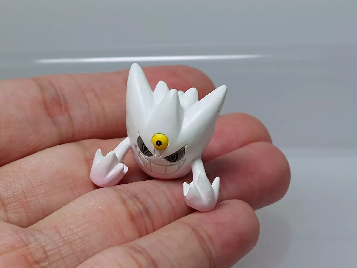 30CM Pokemon White Mega Gengar Evolution Kawaii Doll Shiny Color