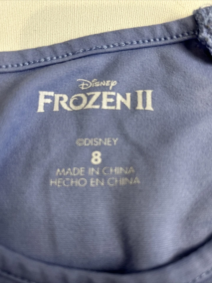 Disney Frozen 2 Elsa Deluxe Costume Party Dress Size 8 Princess Dress Up - Image 2 of 4