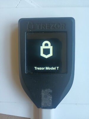 Trezor Model T Cryptocurrency Hardware Wallet Factory Reset Used
