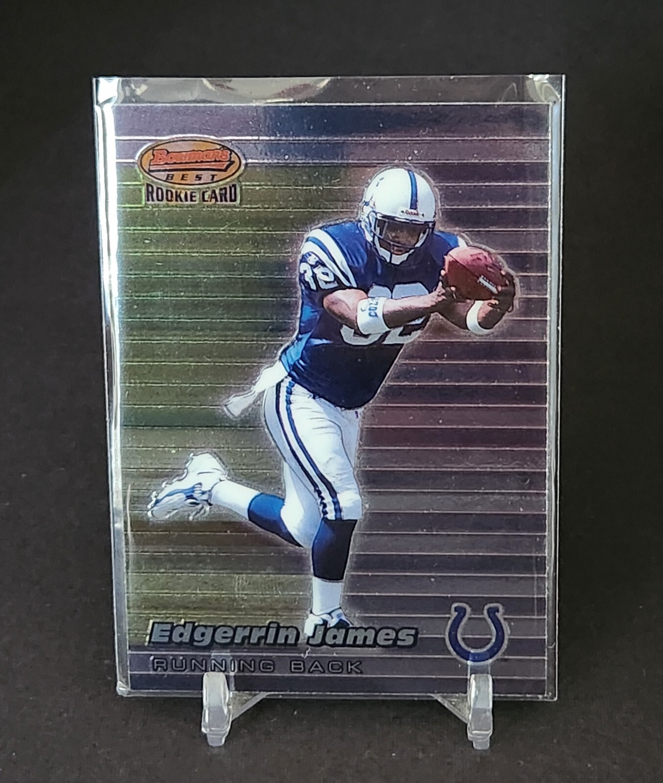 1999 Bowman's Best EDGERRIN JAMES Rookie Card RC #115 INDIANAPOLIS COLTS HOF
